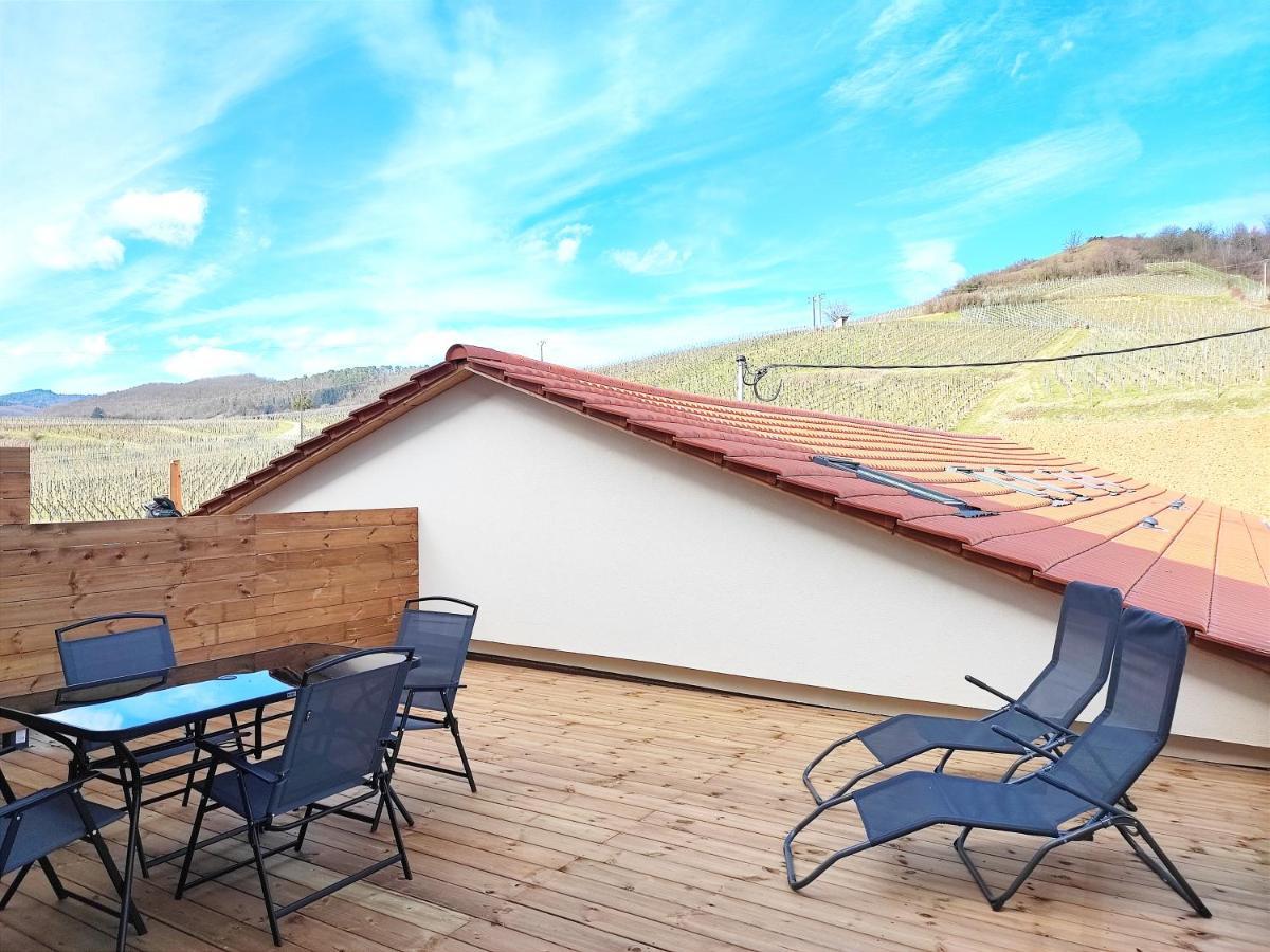 Vue Splendide Au Coeur Des Vignes Apartment Bergheim Exterior foto