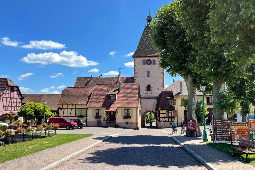 Vue Splendide Au Coeur Des Vignes Apartment Bergheim Exterior foto